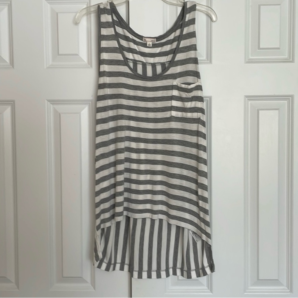 GAP drapery pock tank high low tunic top Women’s size Large
